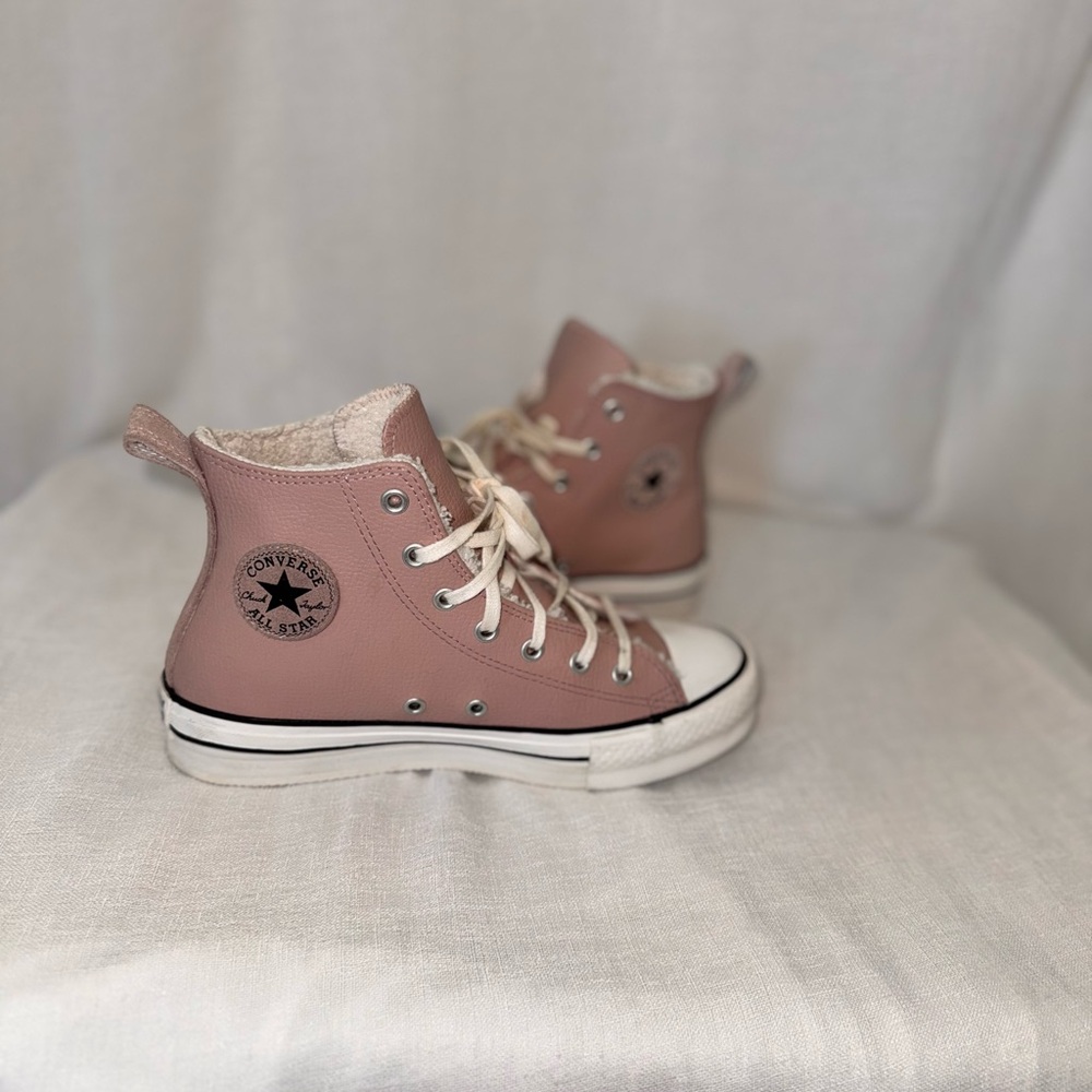 Converse Pink High-Top Sneakers